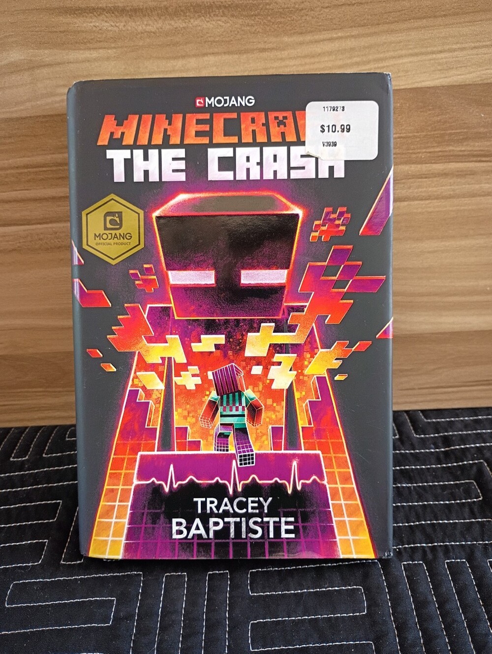 Minecraft: The Crash by Tracey Baptiste - Black & Neon Hardcover